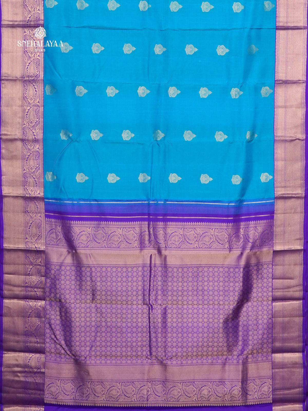 Blue Kanjivaram Silk Saree