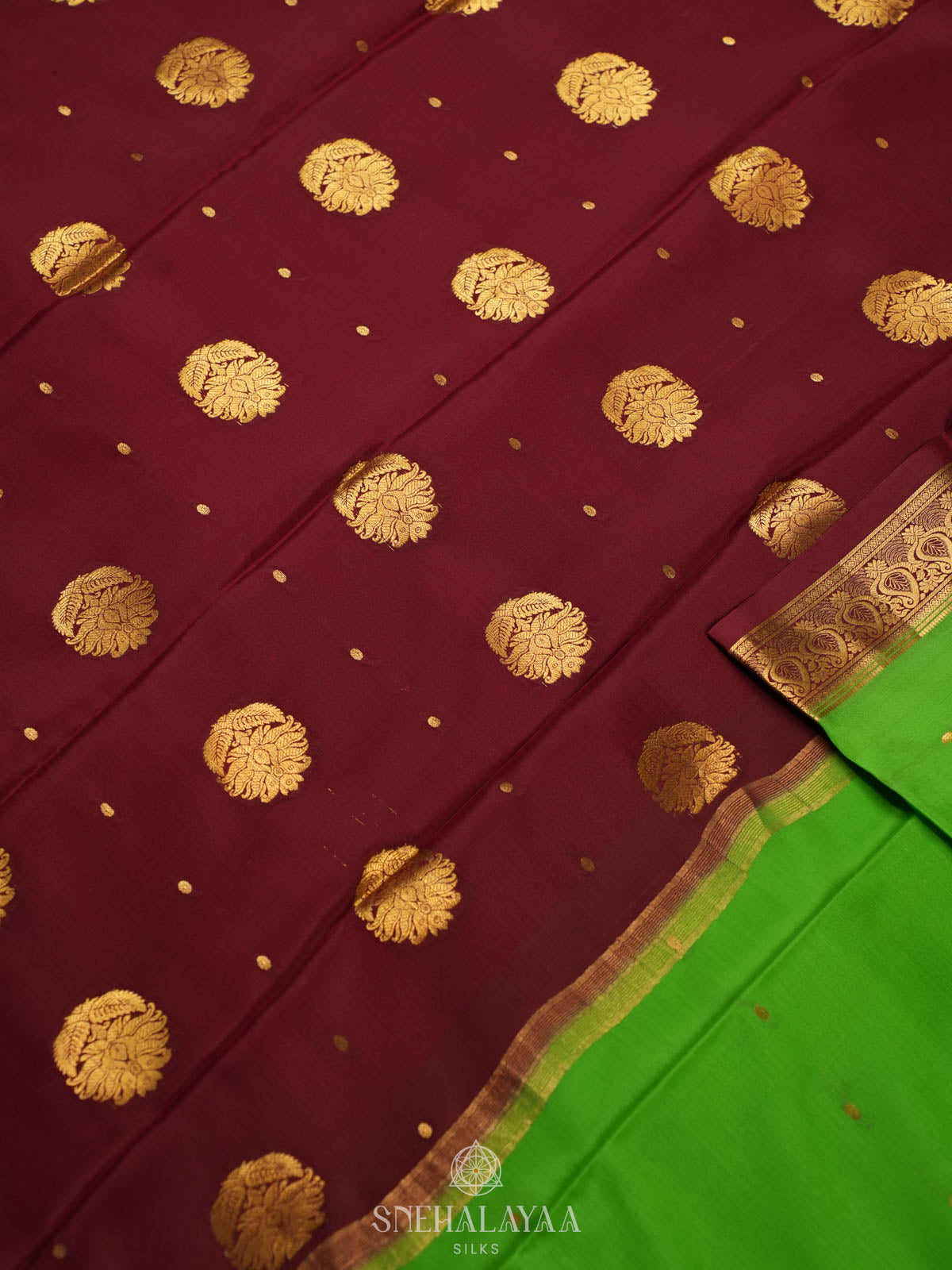 Green Mysore Silk Saree