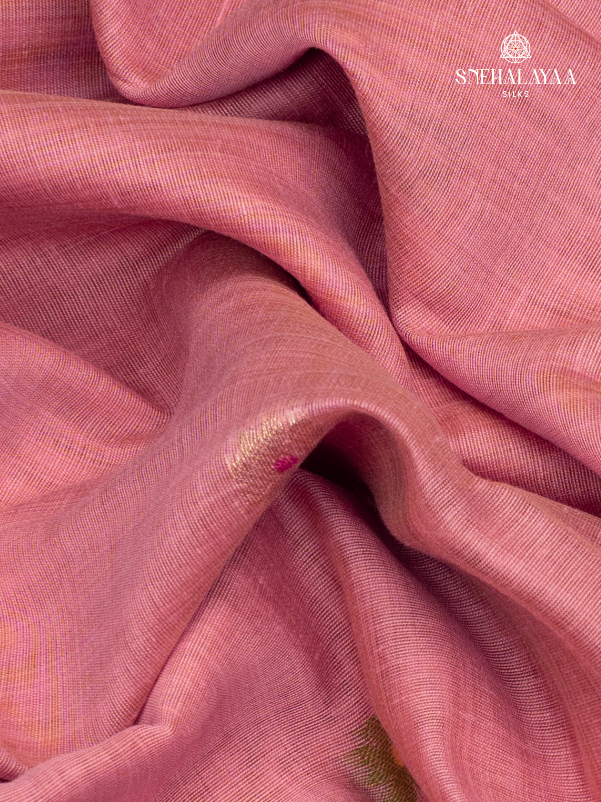 Tulip Pink Munga Cotton Saree