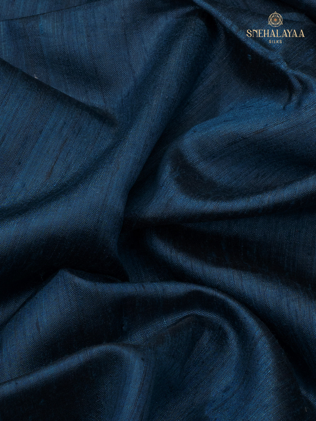 Blue Tussar Saree