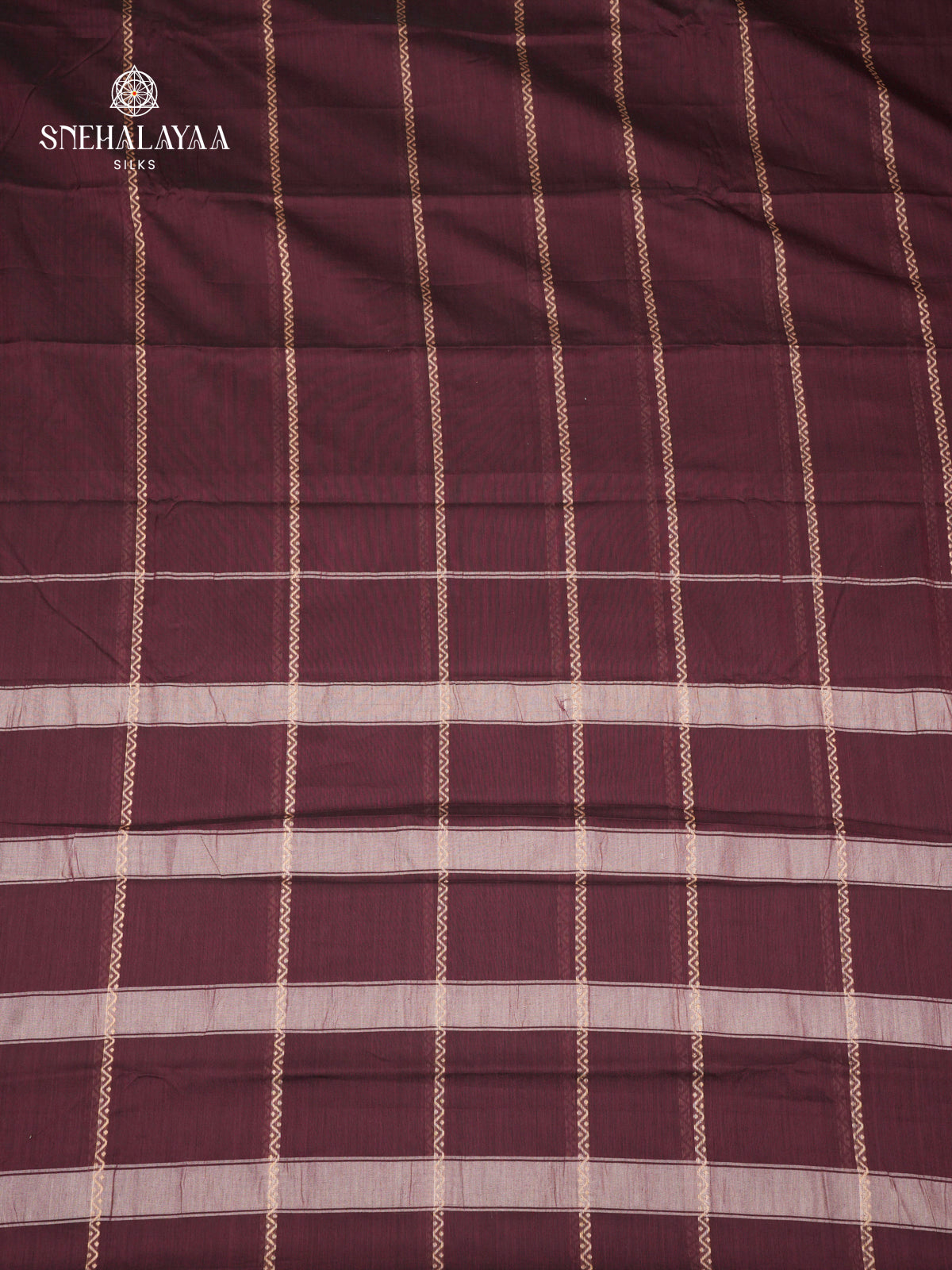 Brown Narayanpet Cotton Saree