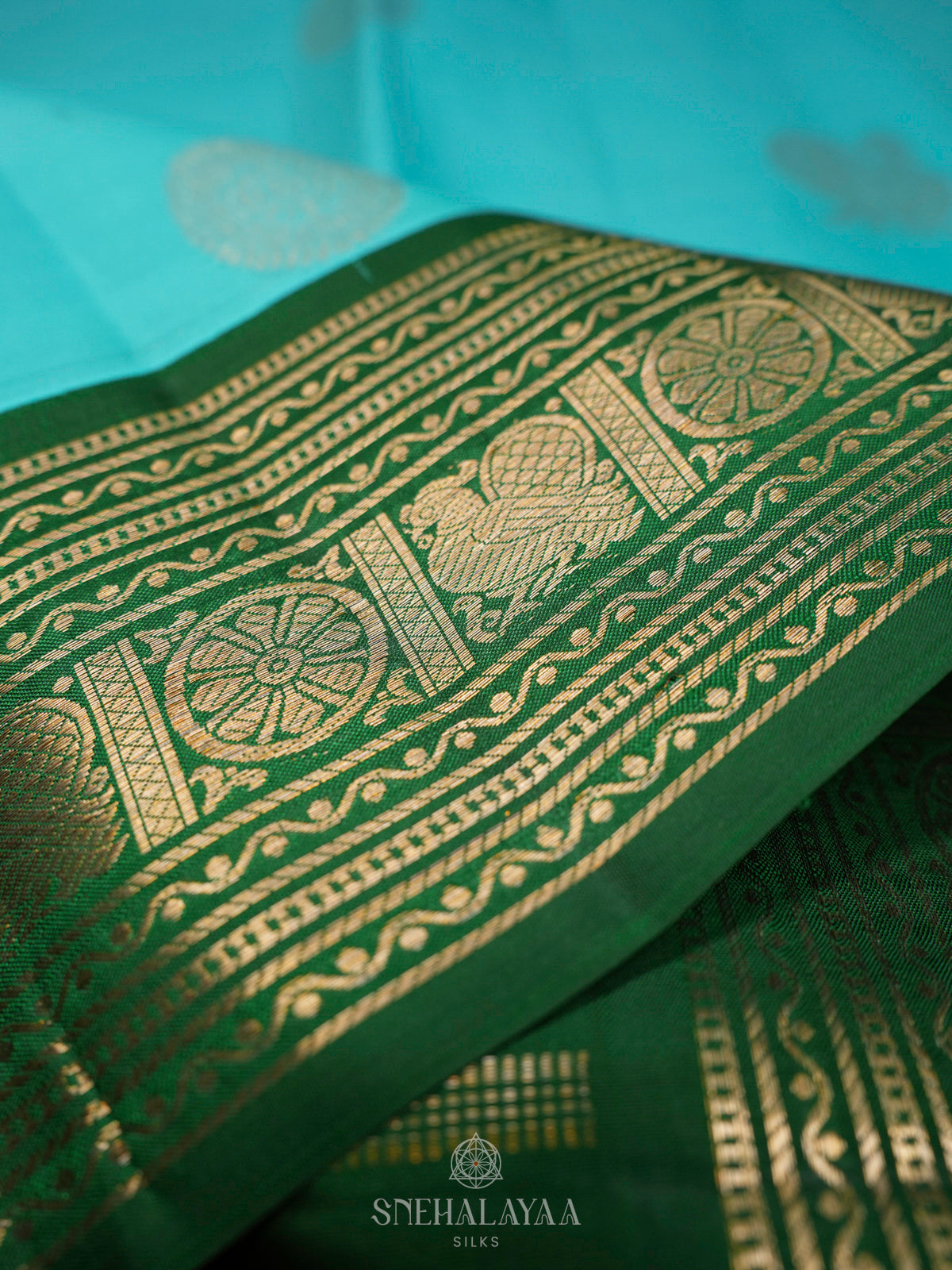 Blue Kanjivaram Silk Saree