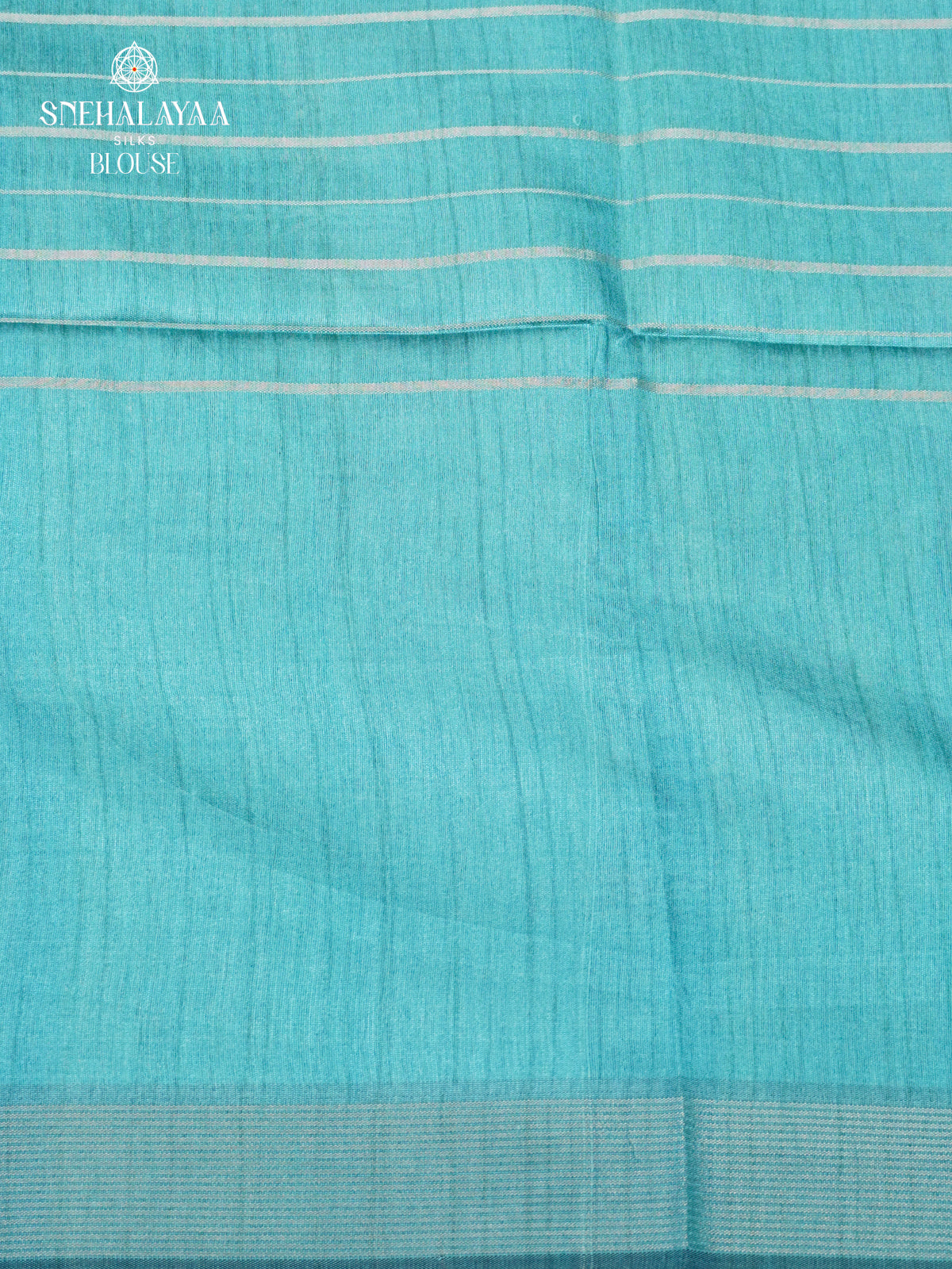 Blue Jute Saree