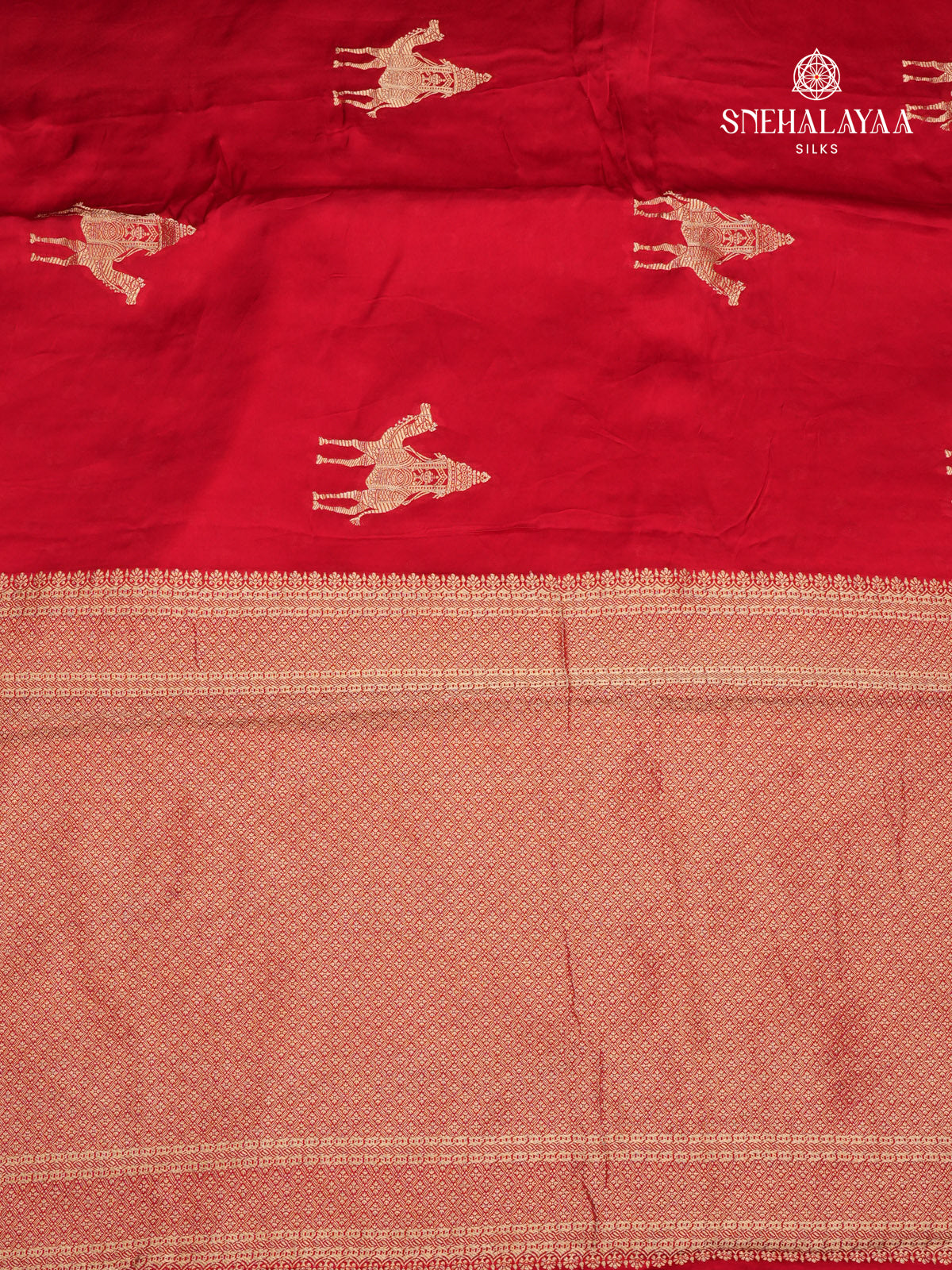 Red Banaras Silk Saree