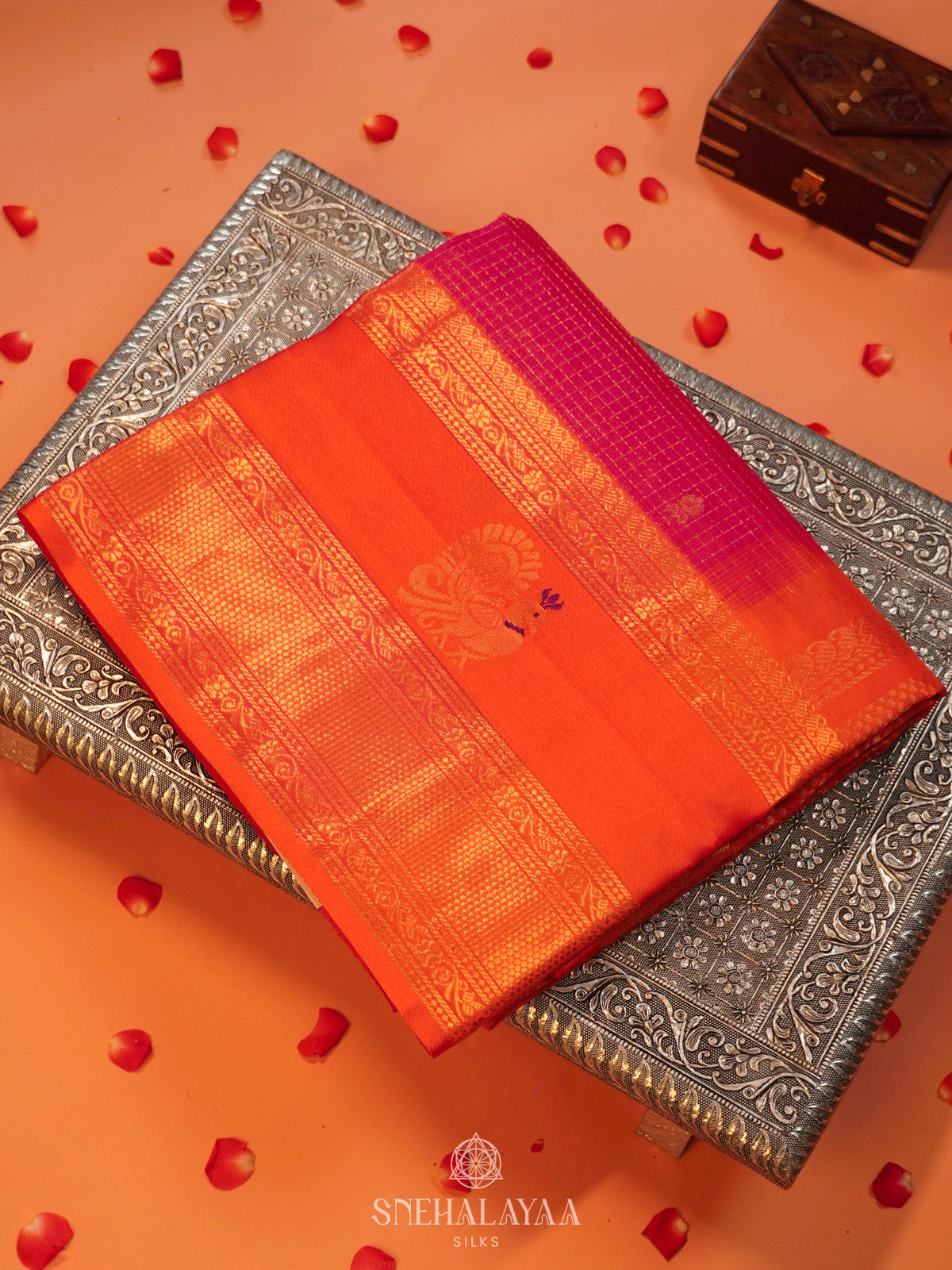 Rani Pink Kanchi Silk Cotton Saree