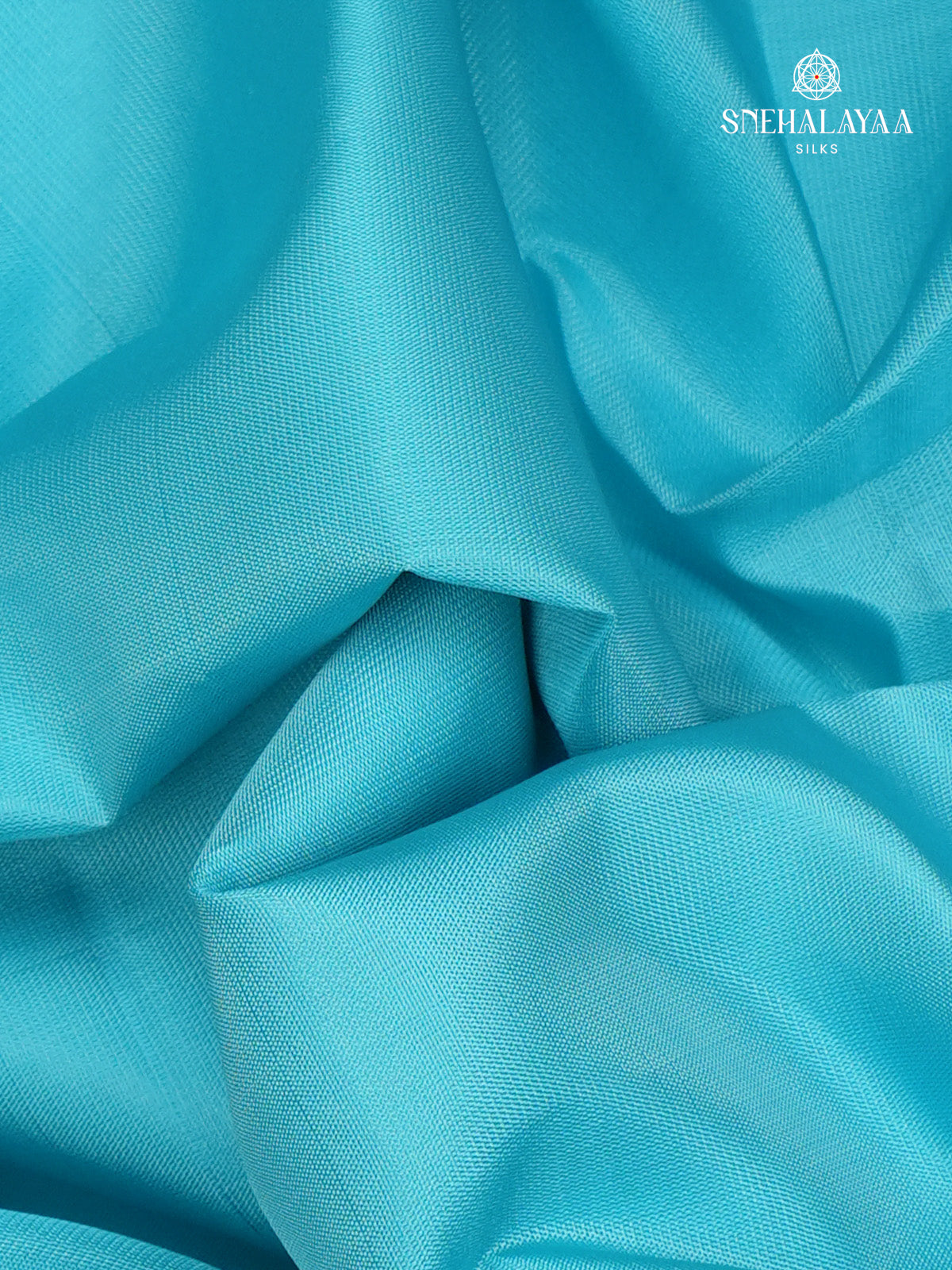 Sky Blue Kanjvaram Soft Silk Saree