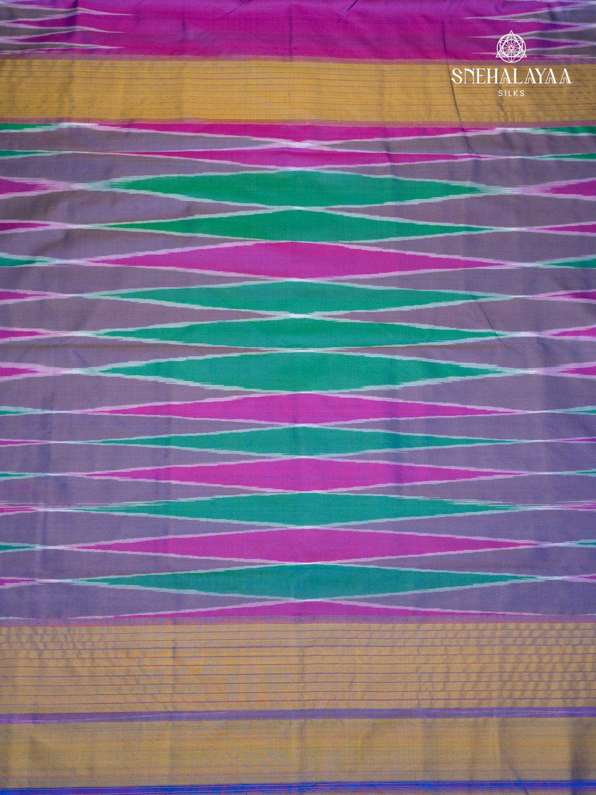 Purple Katan Silk Saree