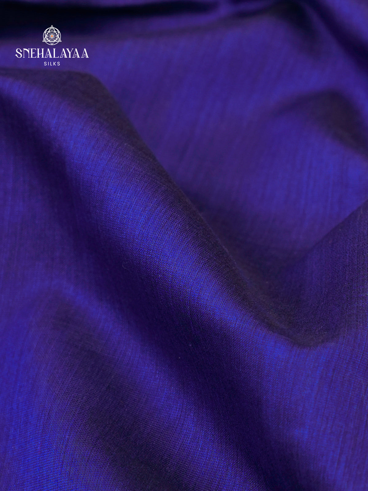 Royal Blue Maheshwari Silk Cotton Saree