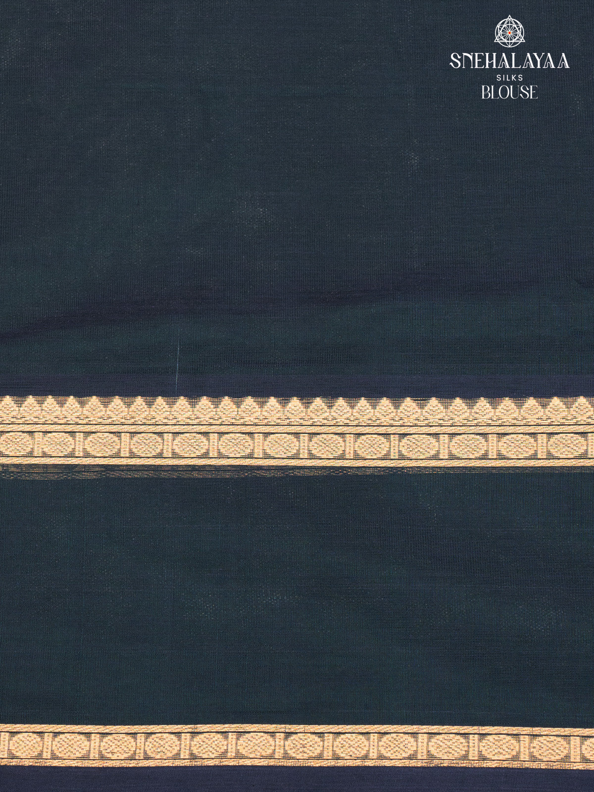 Black Kanchi Silk Cotton Saree