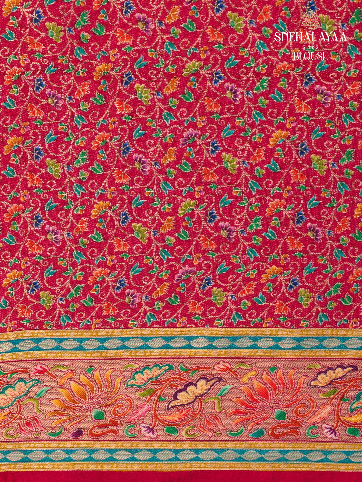 Sandal Banaras Silk Saree