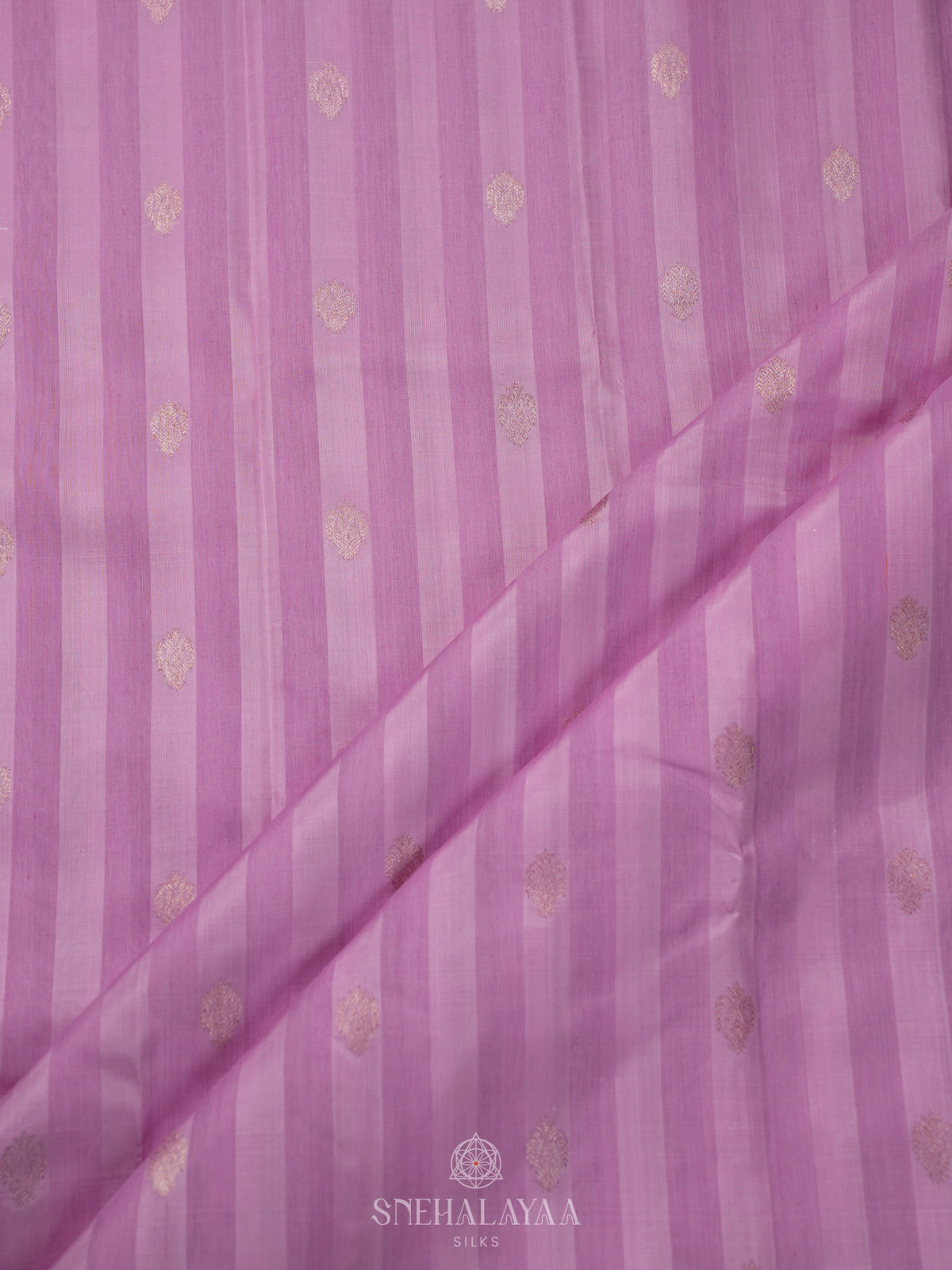 Lavender Kanchi Linen Silk Saree
