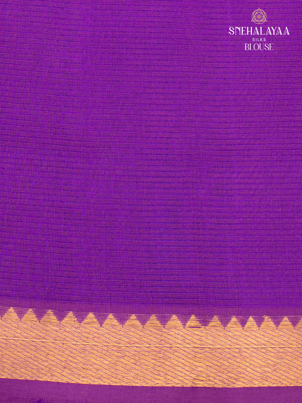 Purple Mangalagiri Silk Cotton Saree