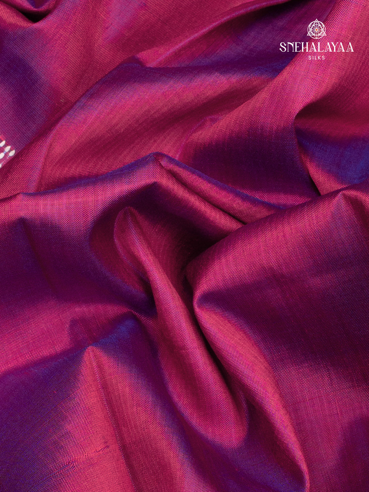 Violet Katan Silk Saree