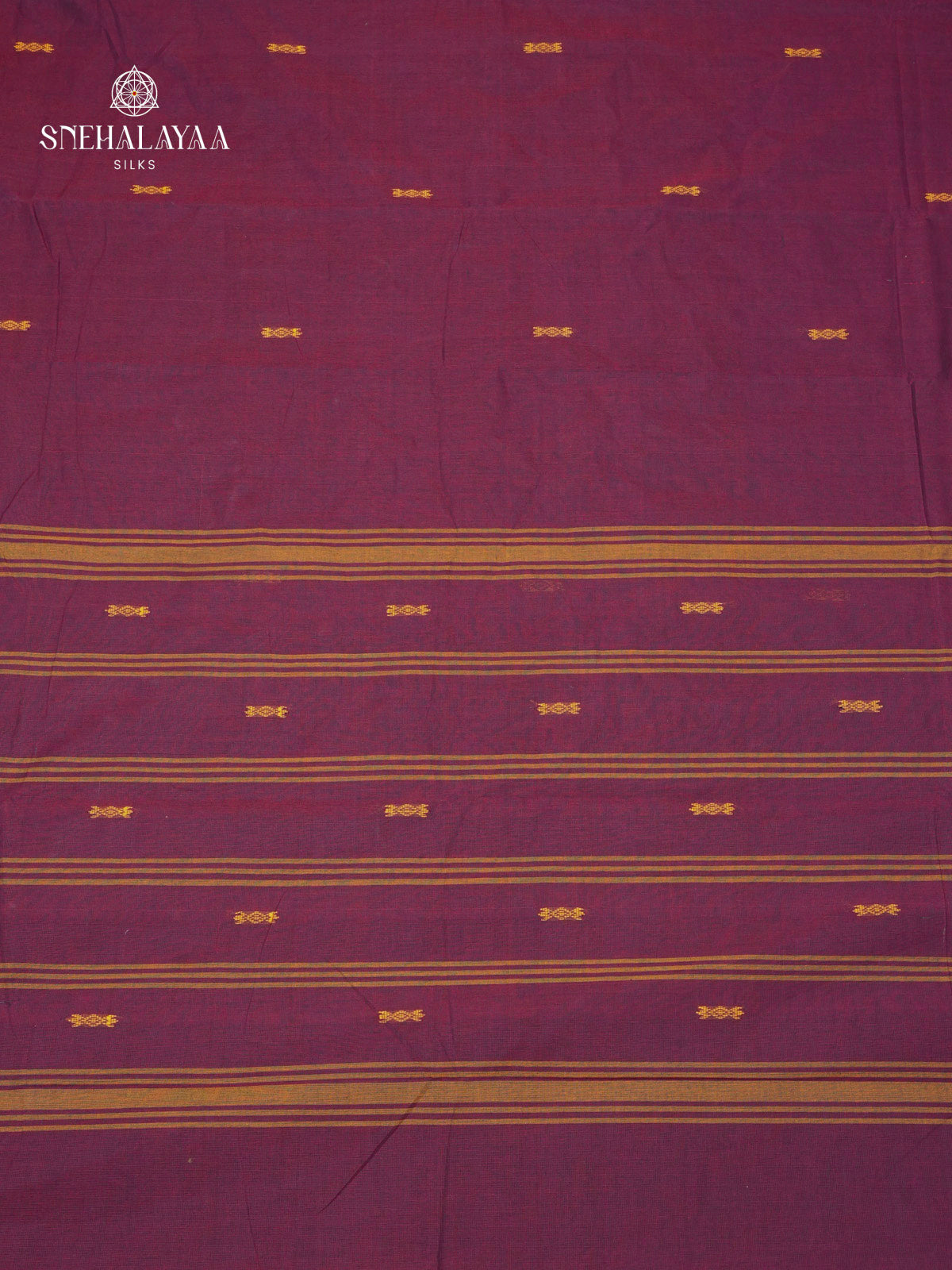 Wine Red Chettinad Cotton Saree