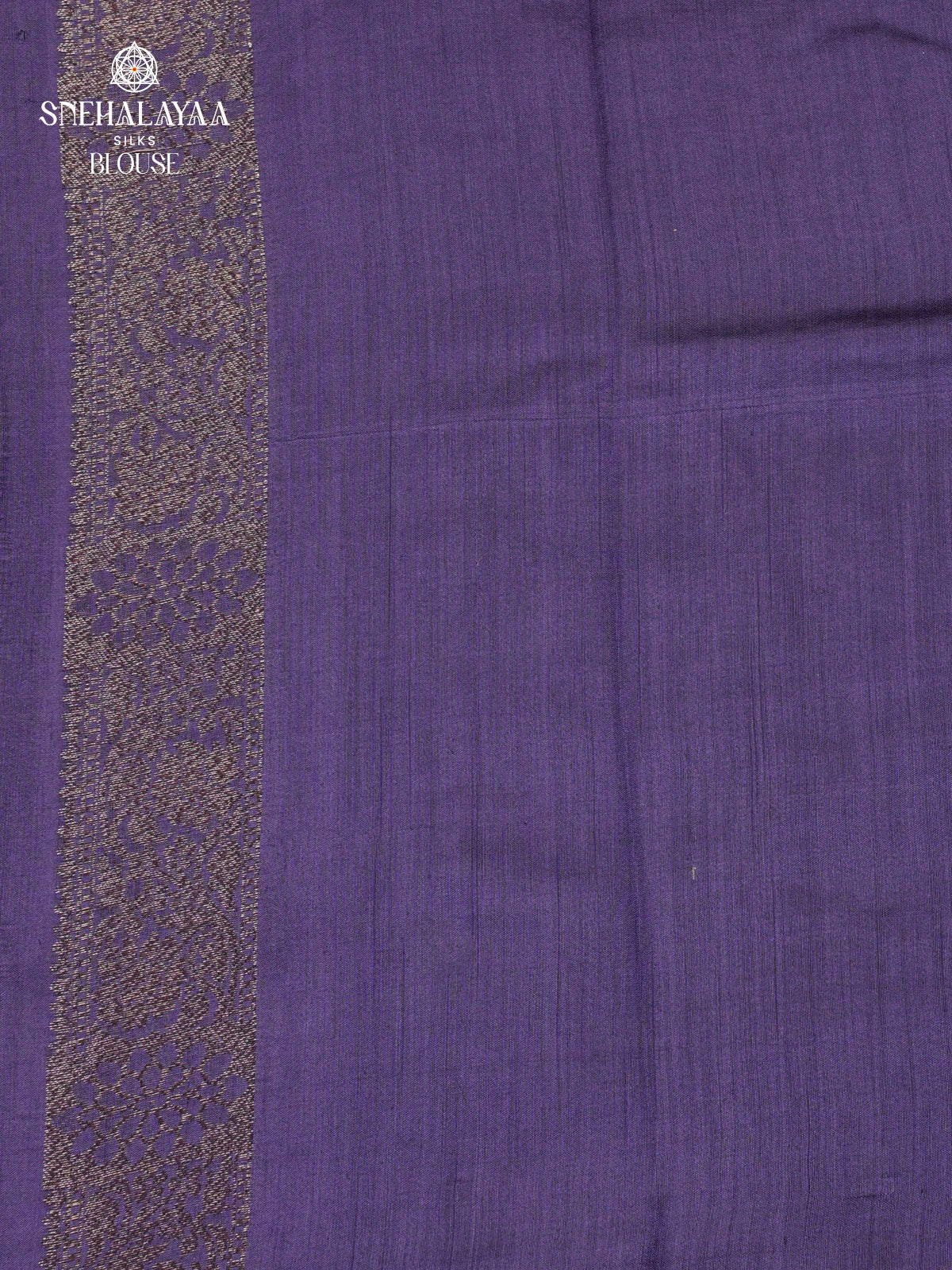 Blue Banaras Chiniya Silk Saree