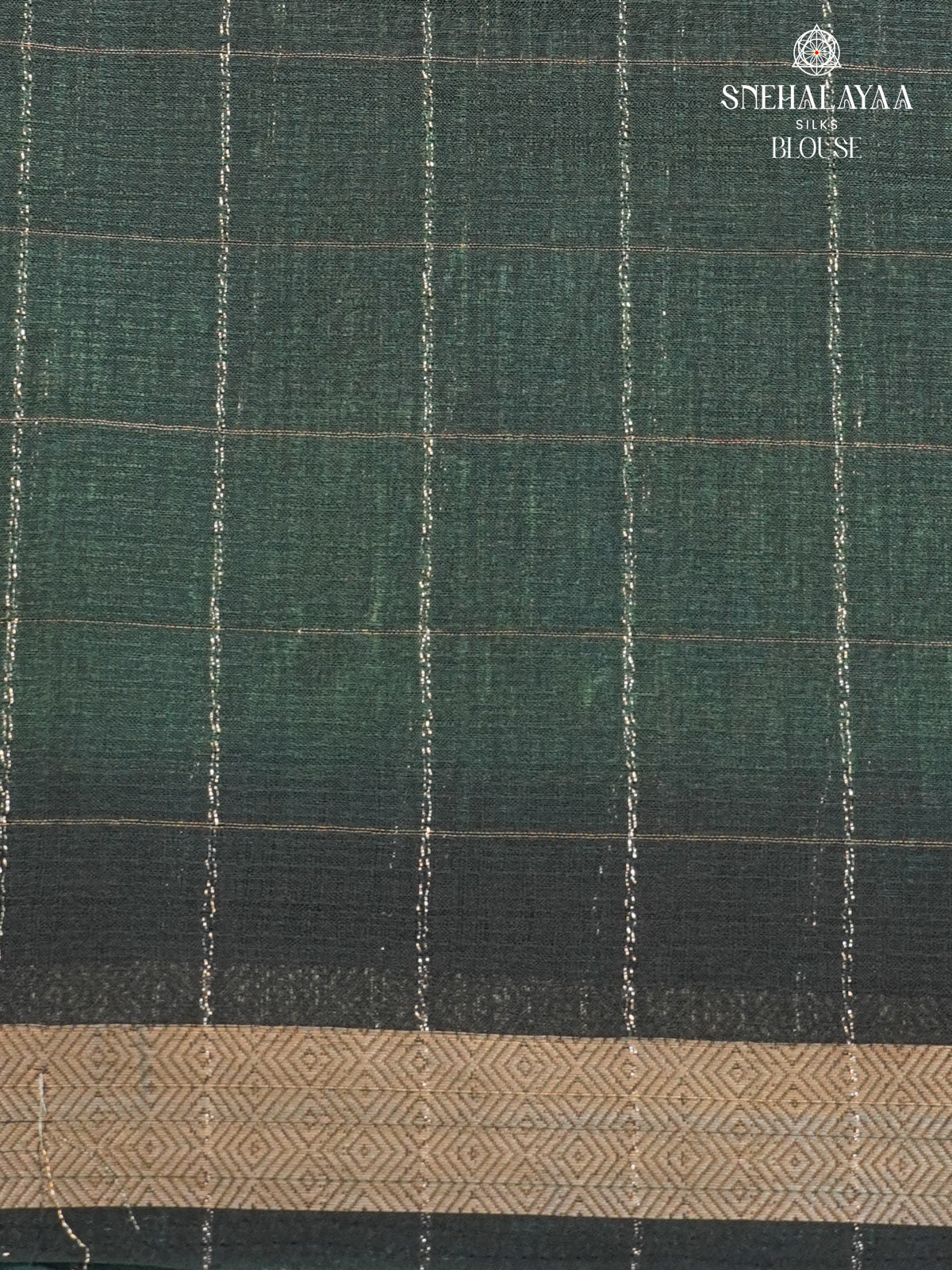 Olive Green Dola Silk Saree