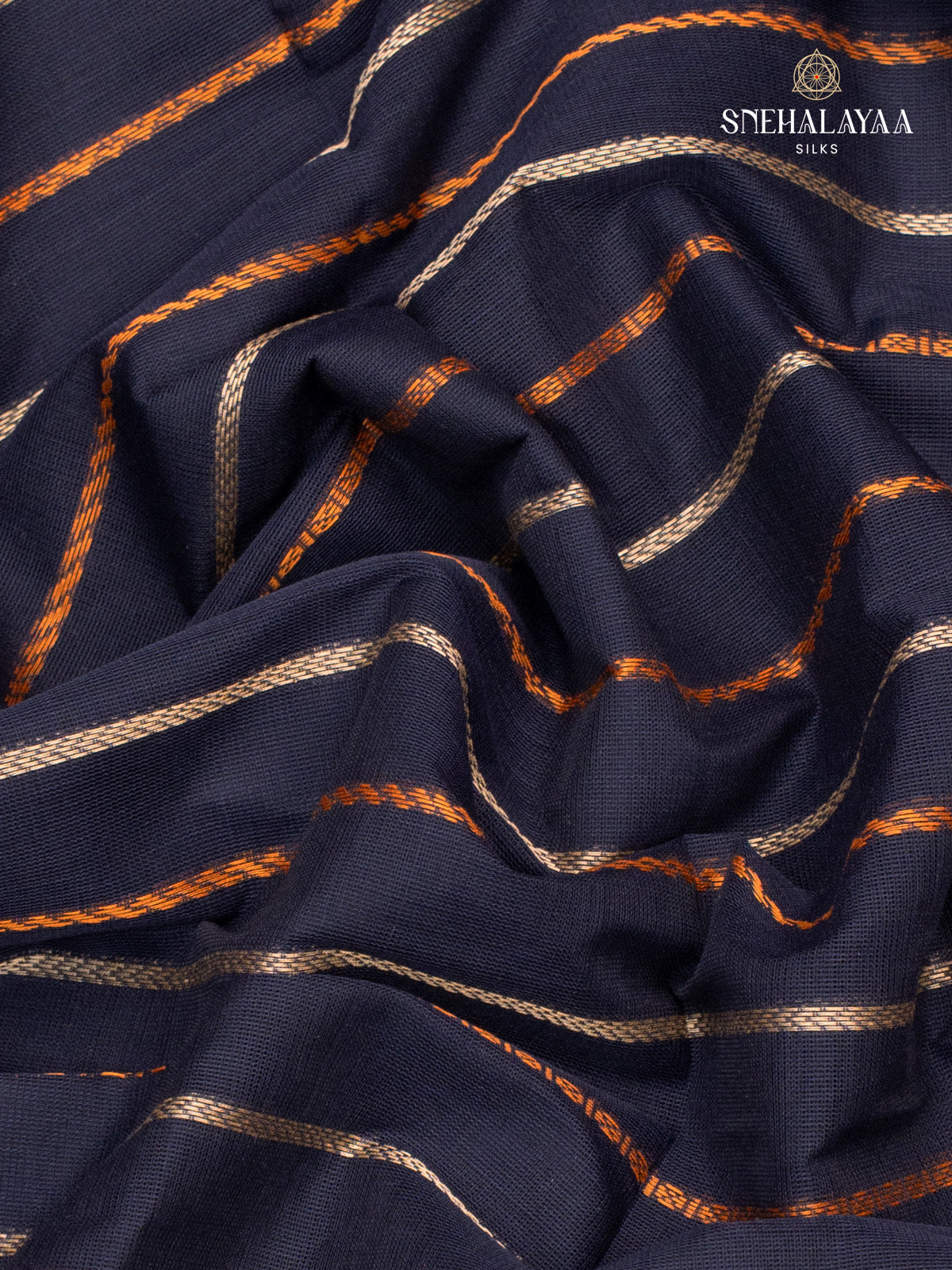 Black Kanchi Cotton Saree