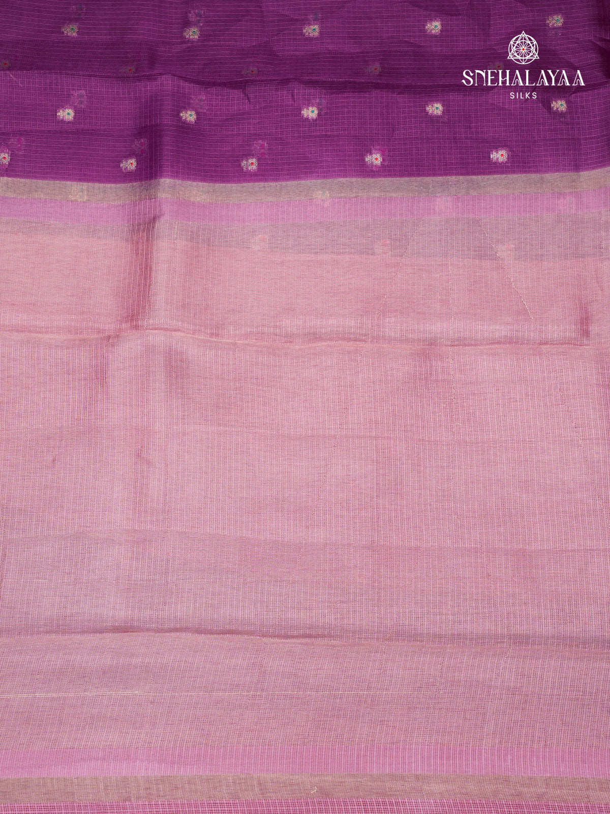 Violet Banaras Kota Saree