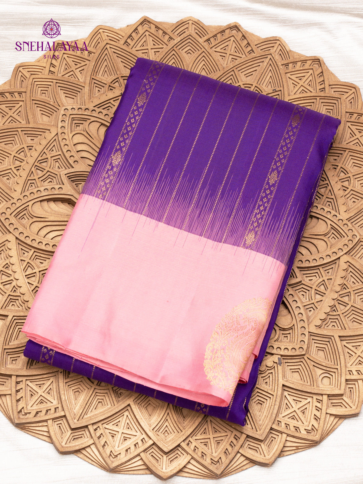 Royal Purple Kanjivaram Silk Saree