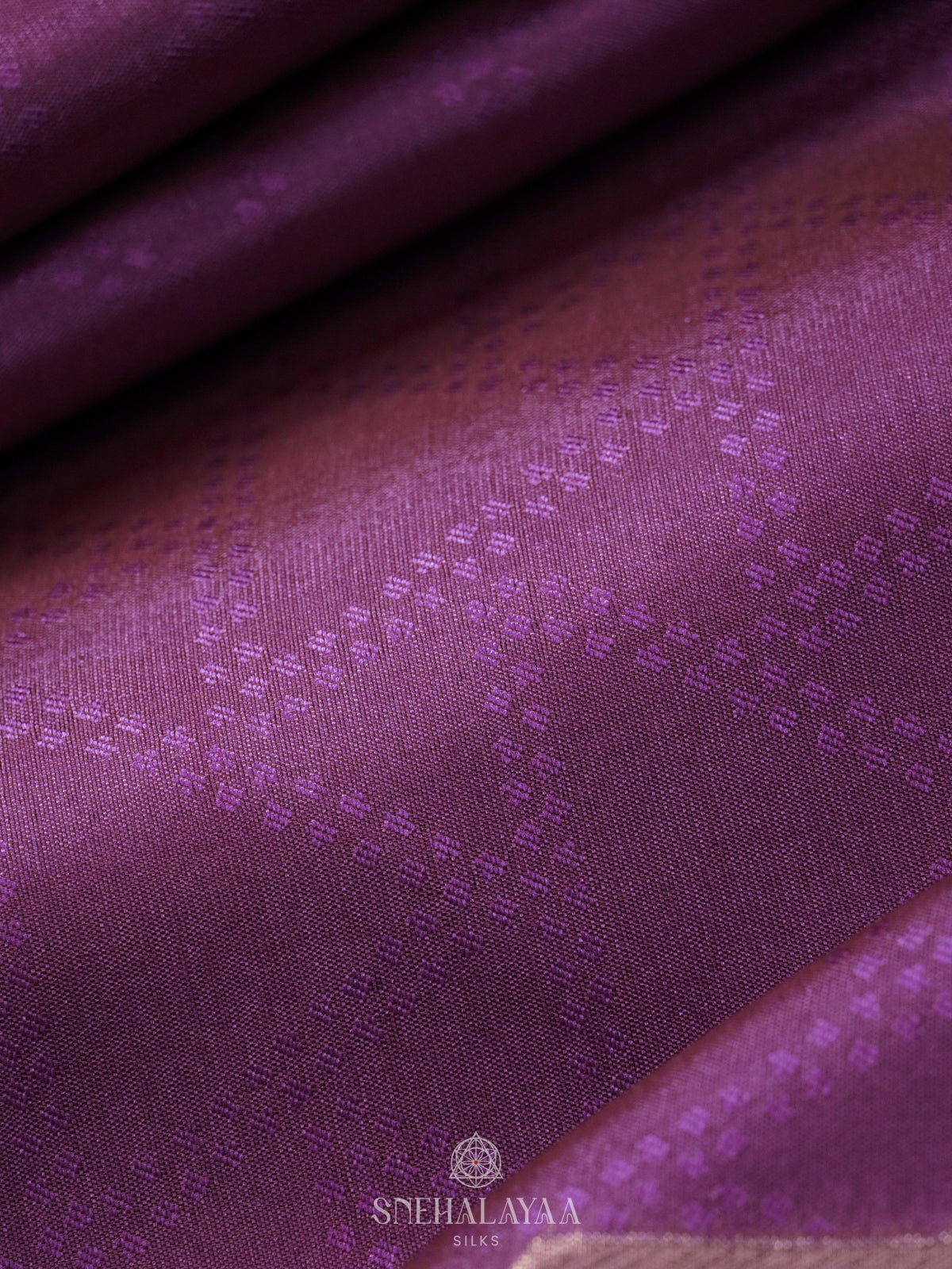 Violet Jute Saree