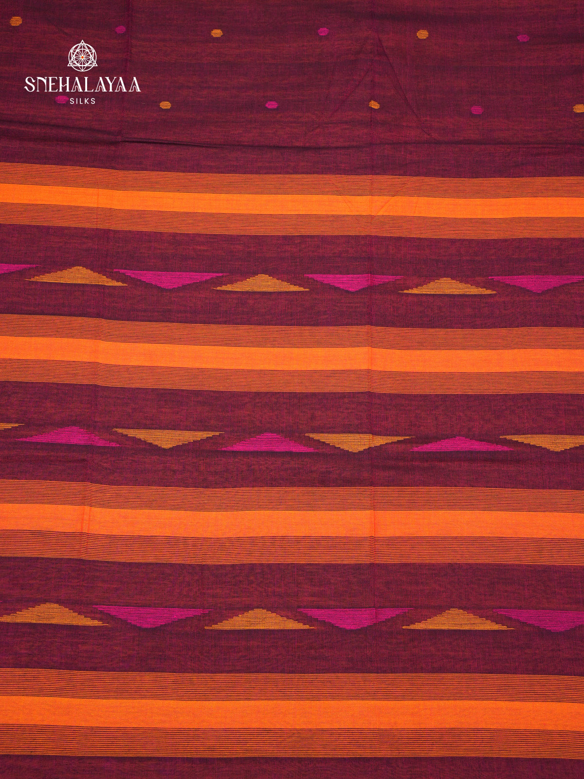 Purple Sambalpuri Cotton Saree