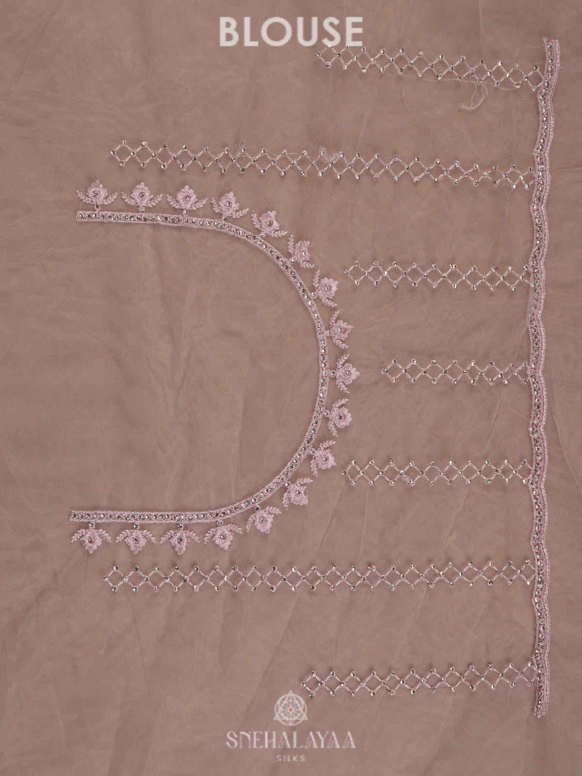 Lavender Designer Saree