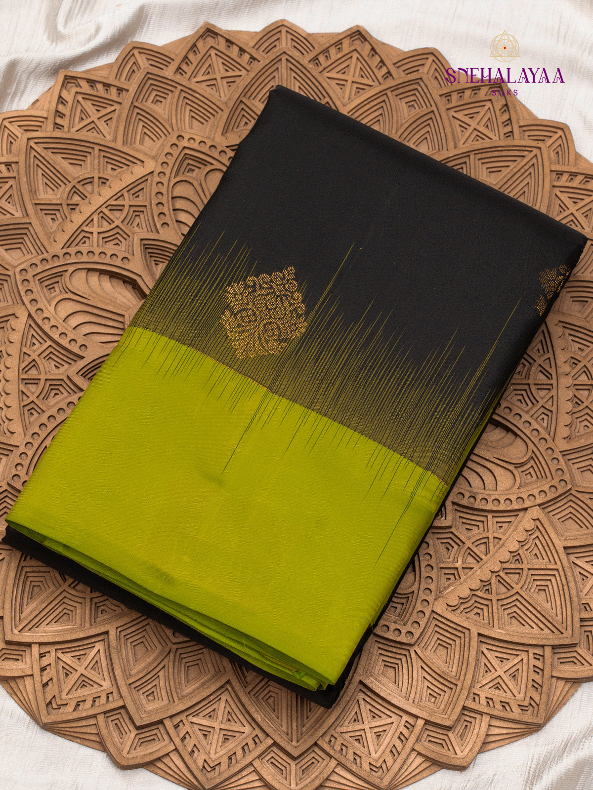 Black Kanjivaram Silk Saree