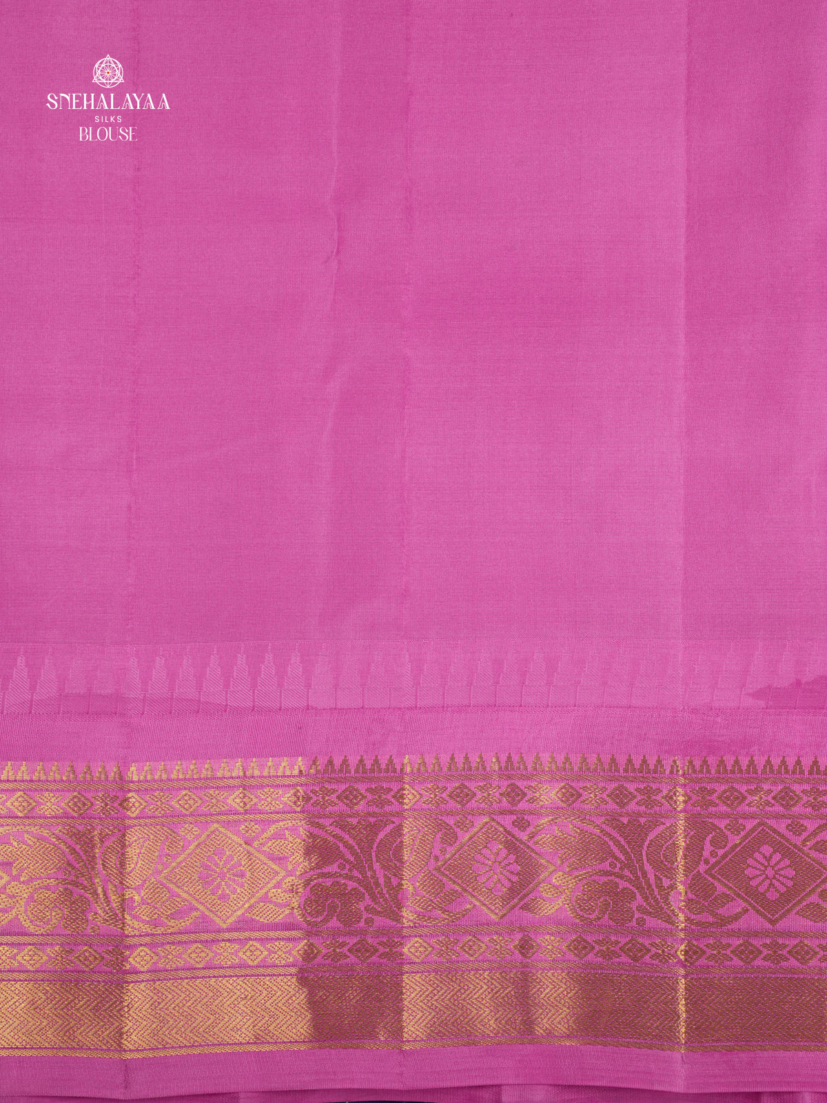 Black Gadwal Silk Saree