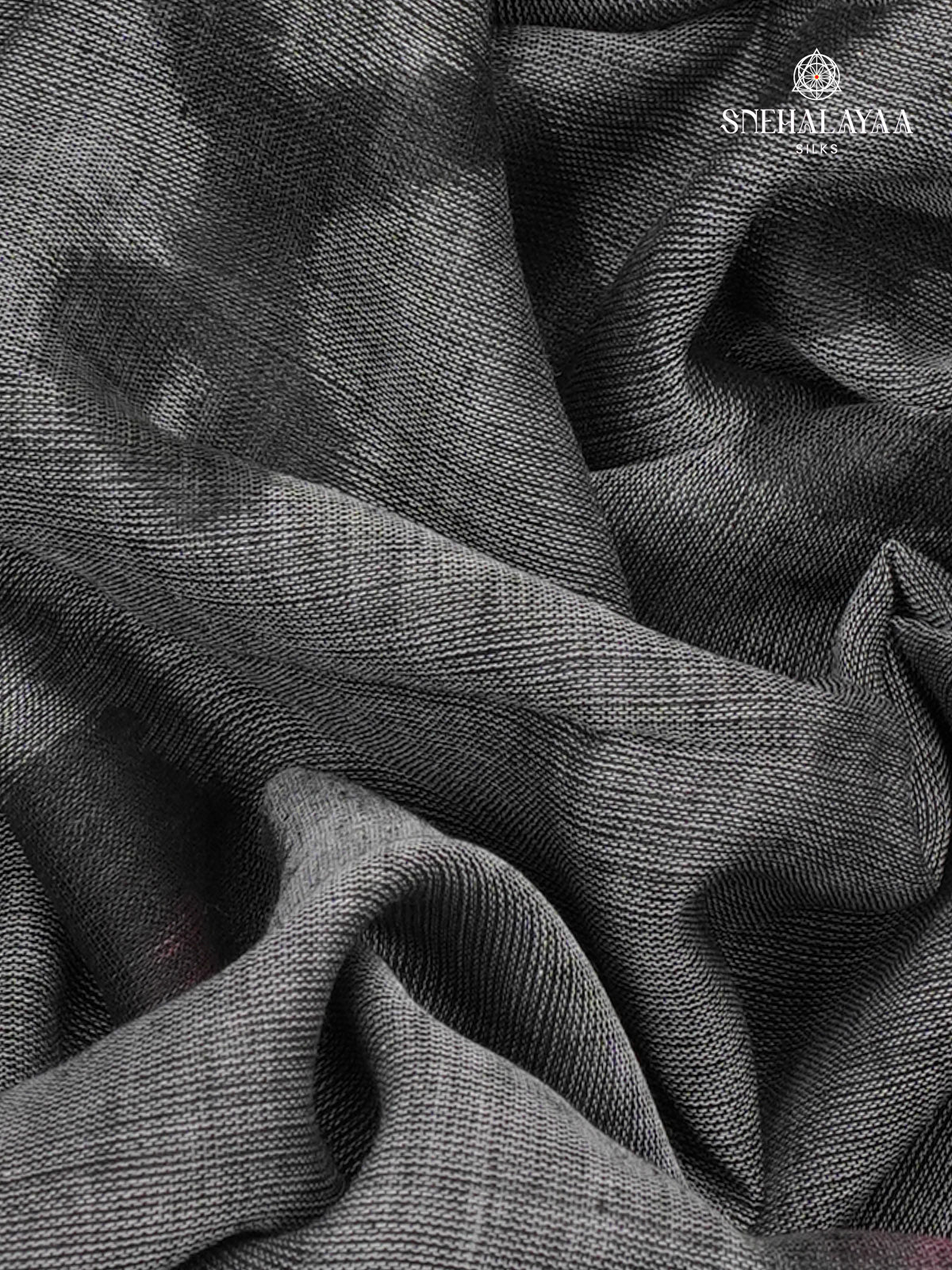 Grey Khadi Cotton Saree