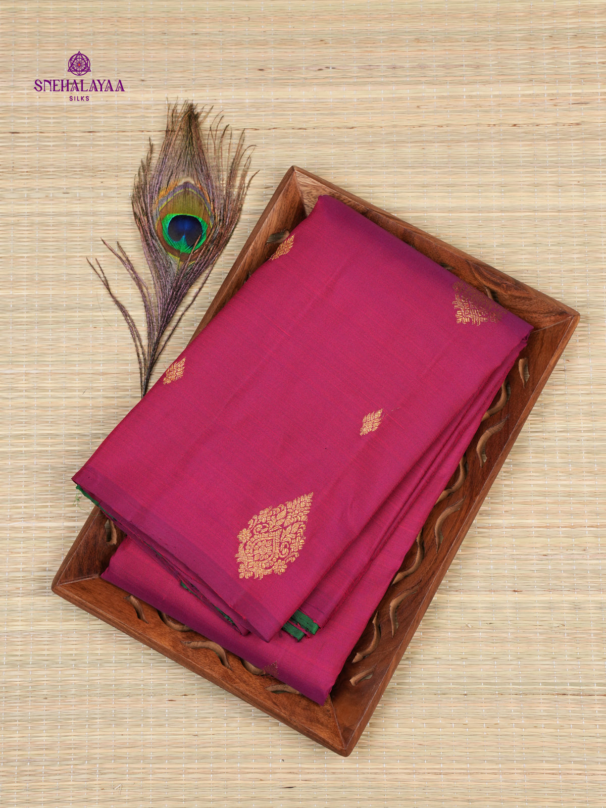 Rani Pink Kanjivaram Silk Saree