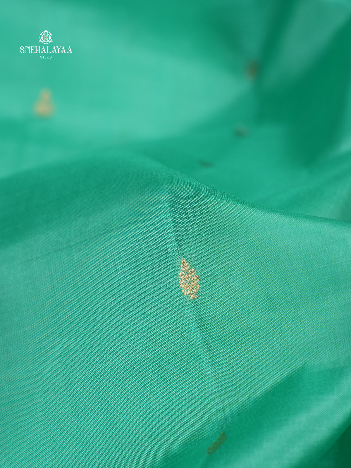 Seafoam Green Kanjivaram Silk Saree