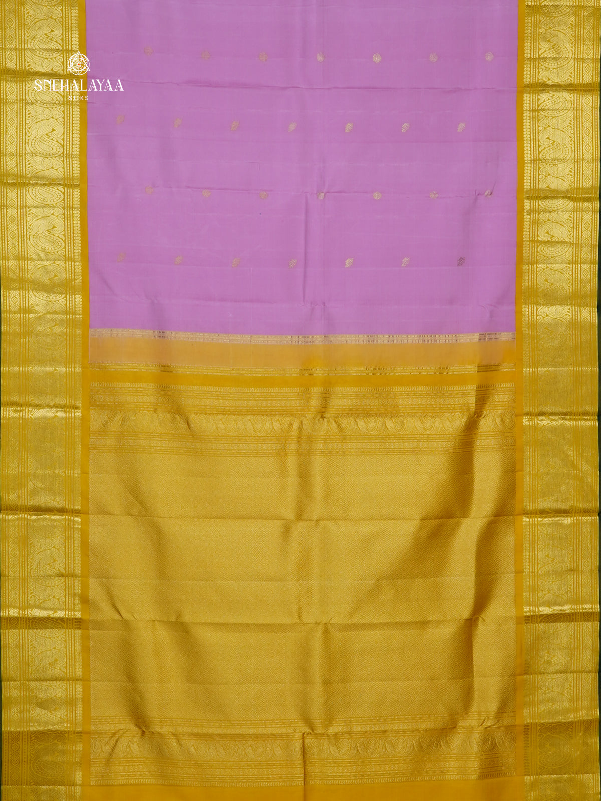 Lilac Kanjivaram Silk Saree