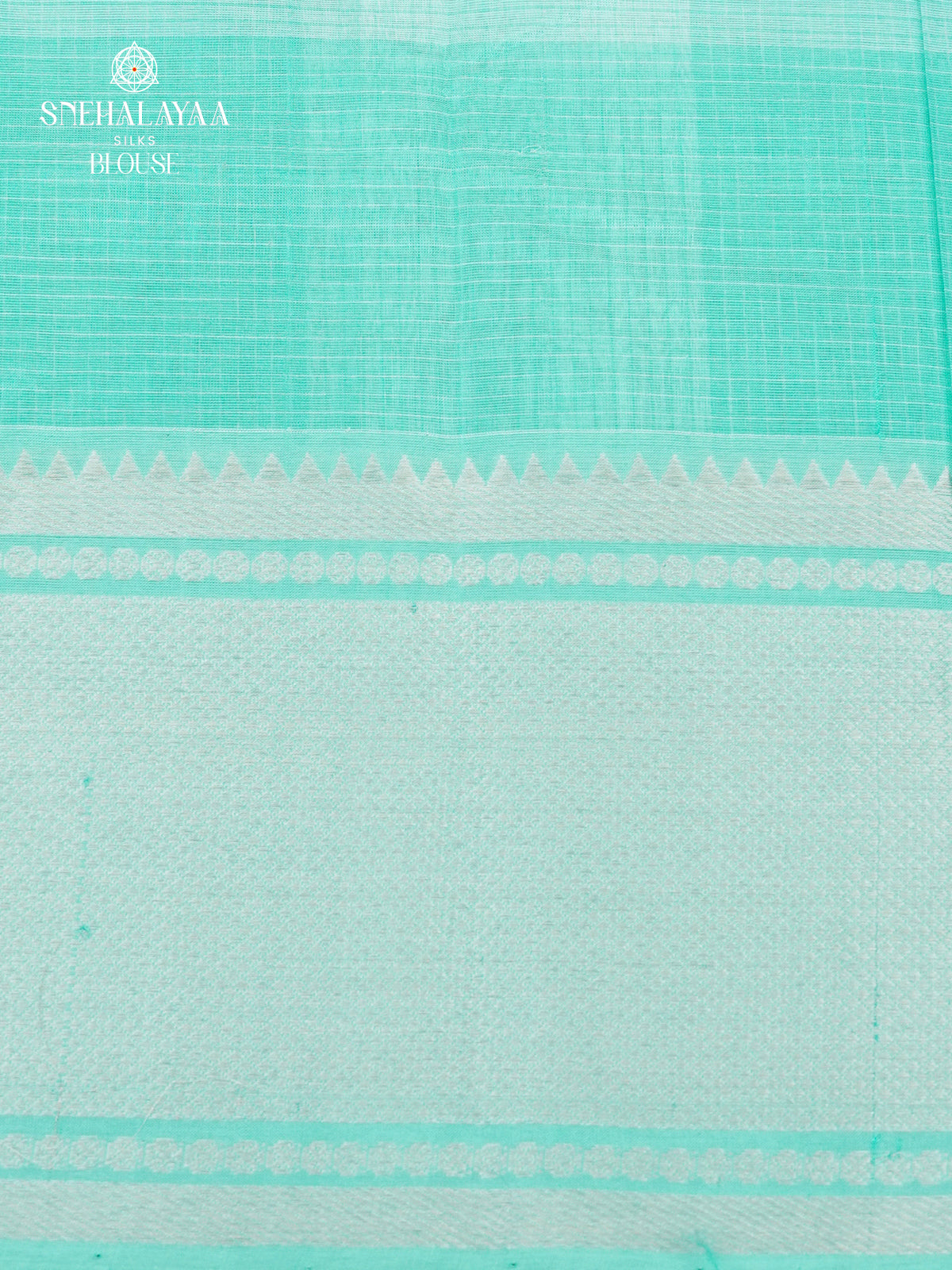 Sky Blue Mangalagiri Silk Cotton Saree