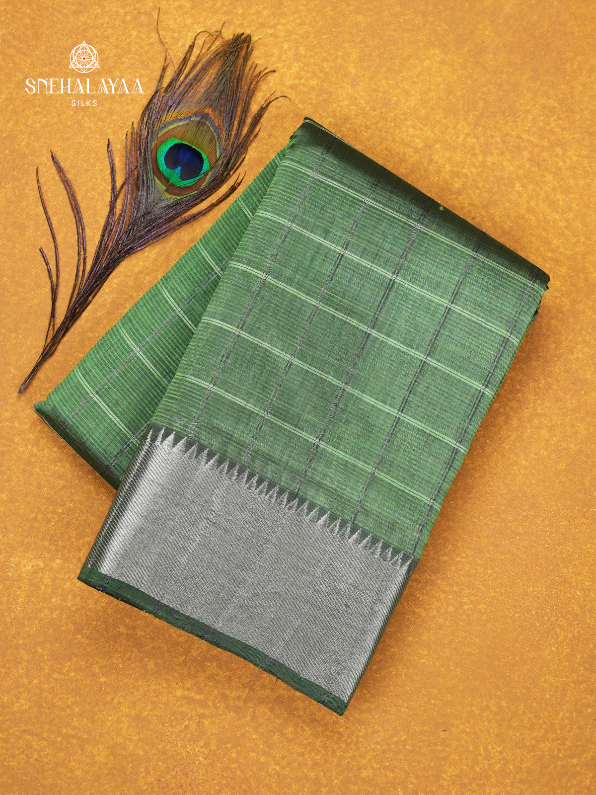 Green Mangalagiri Silk Cotton Saree