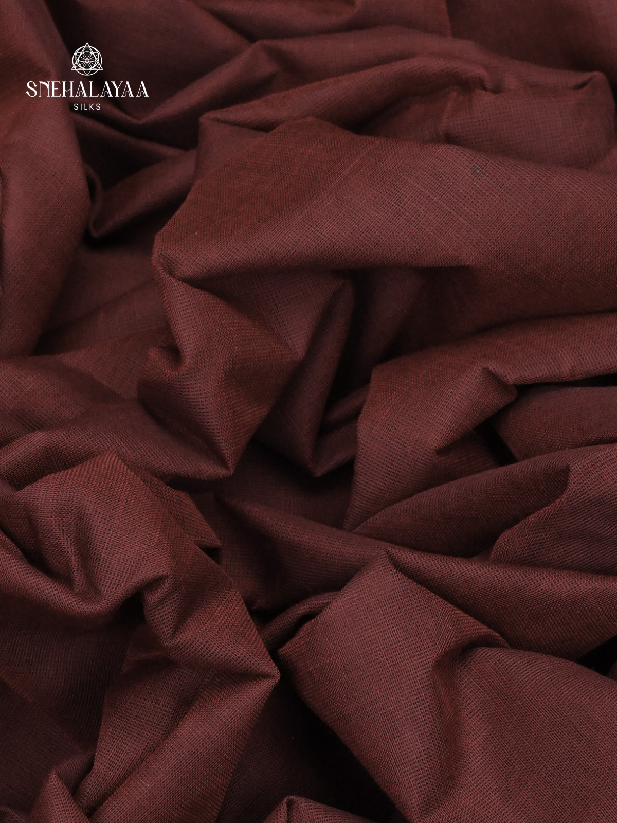 Deep Maroon Chettinad Cotton Saree