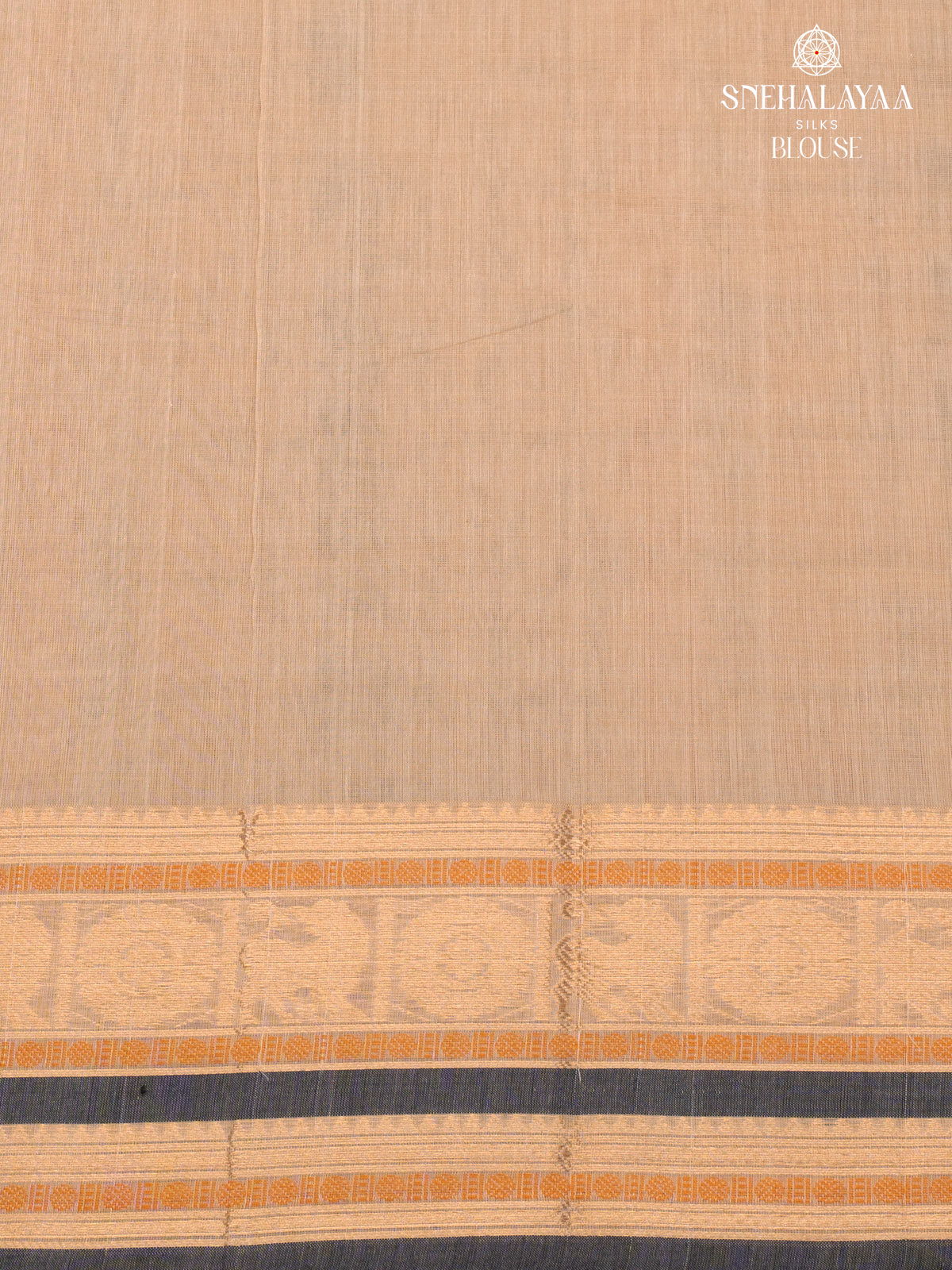 Sandal Pure Kanchi Cotton Saree