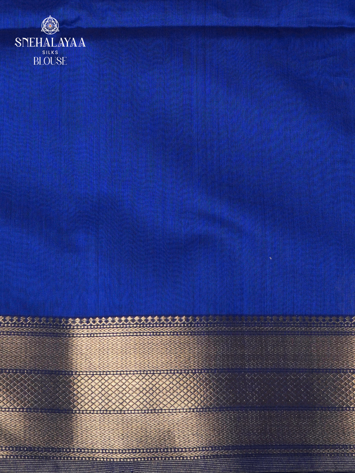 Royal Blue Maheshwari Silk Cotton Saree