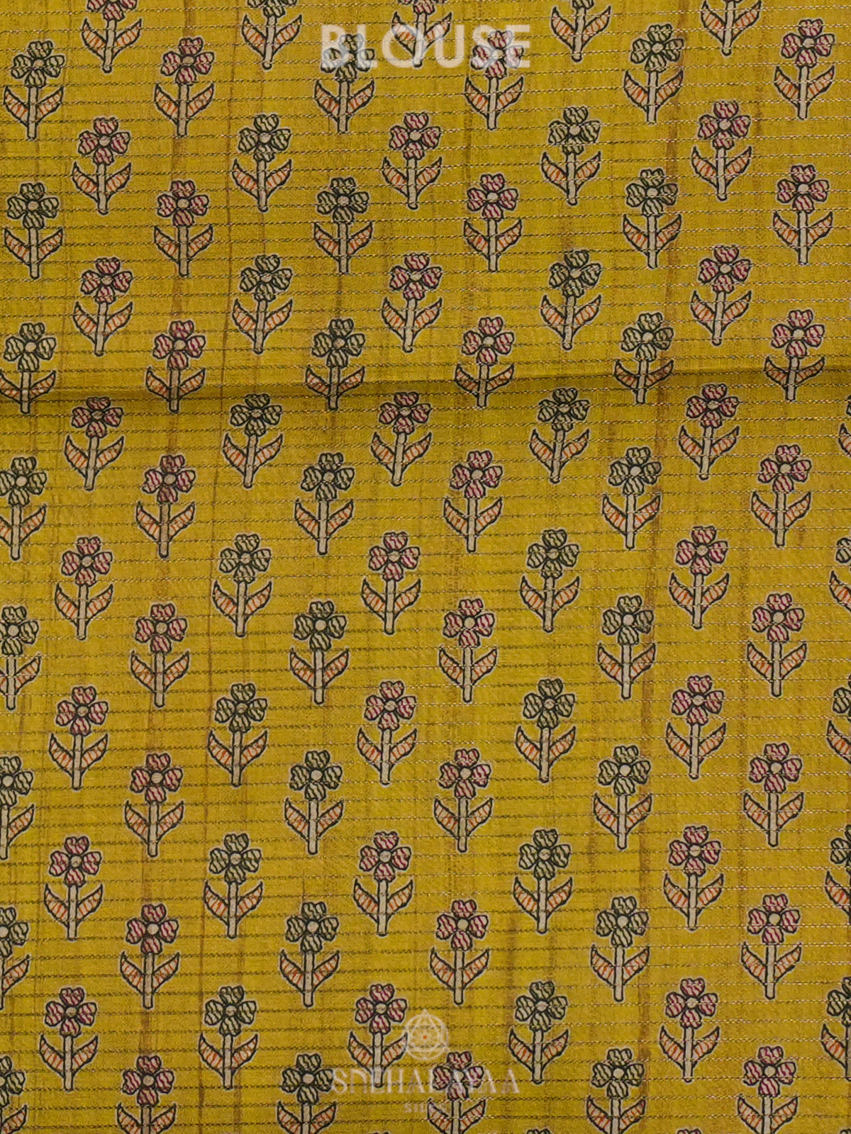 Yellow Tussar Saree