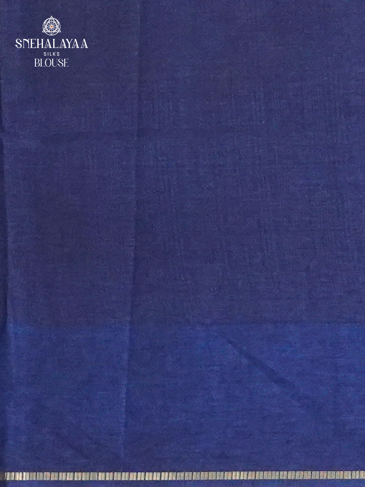 Navy Blue Munga Tussar Embroidery Saree