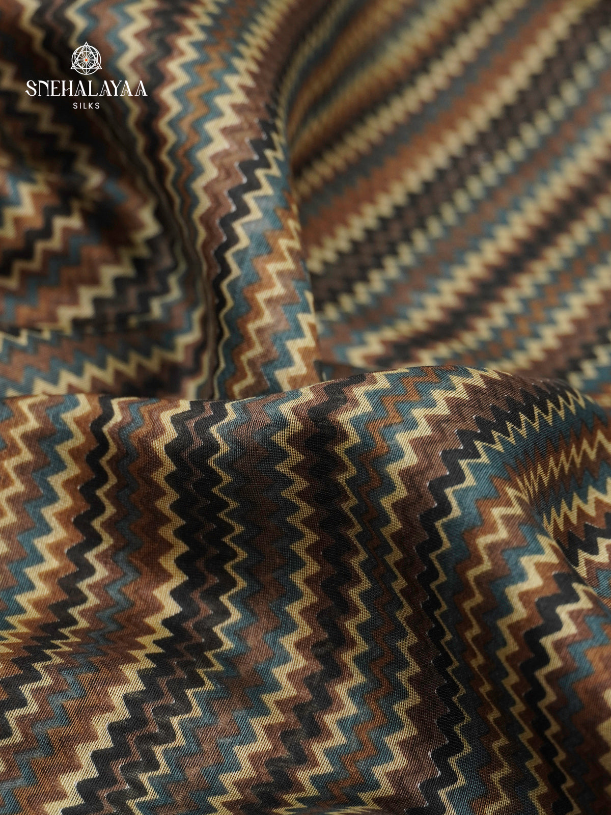 Black Chanderi Saree