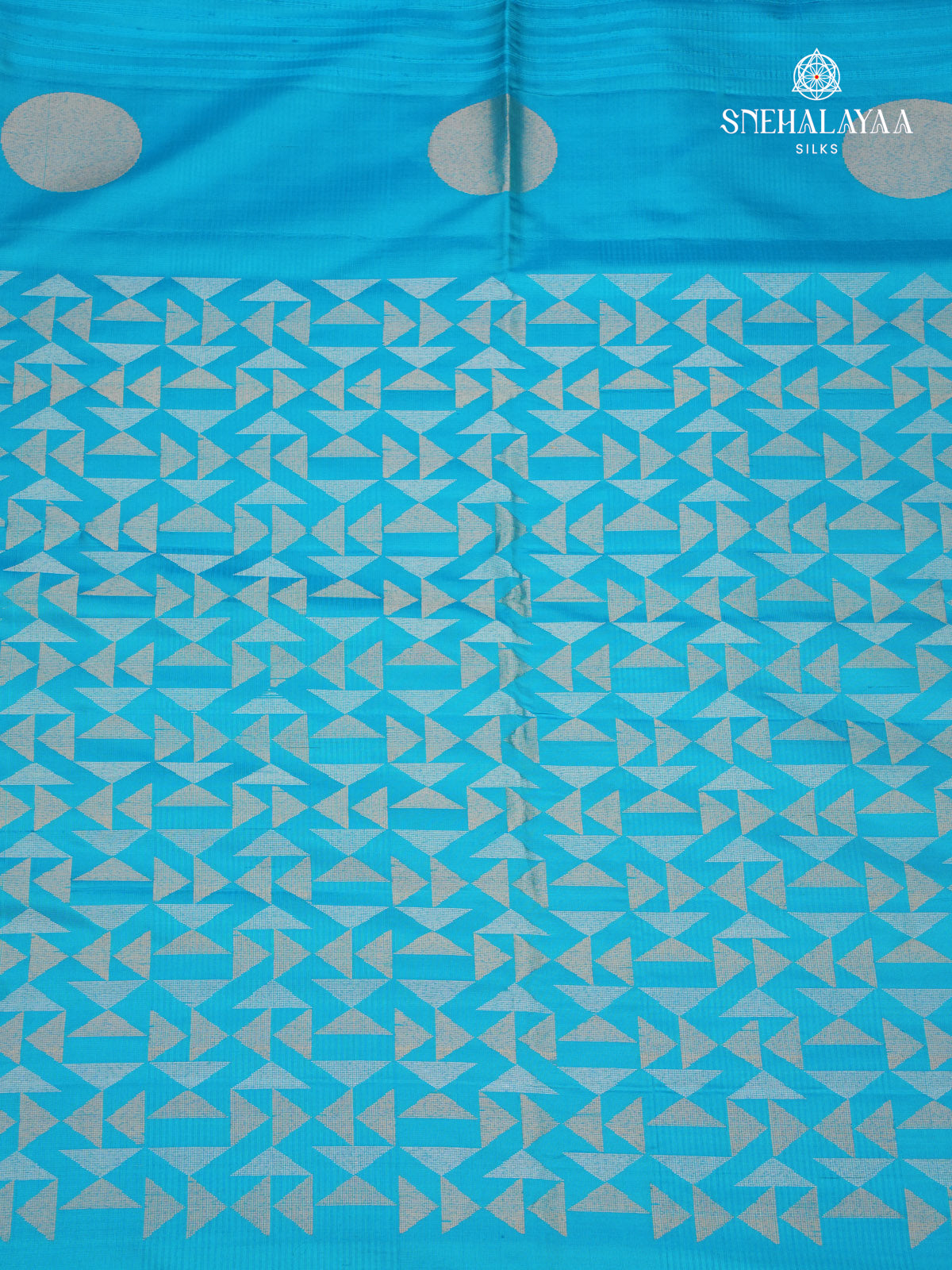 Sky Blue Kanjivaram Soft Silk Saree