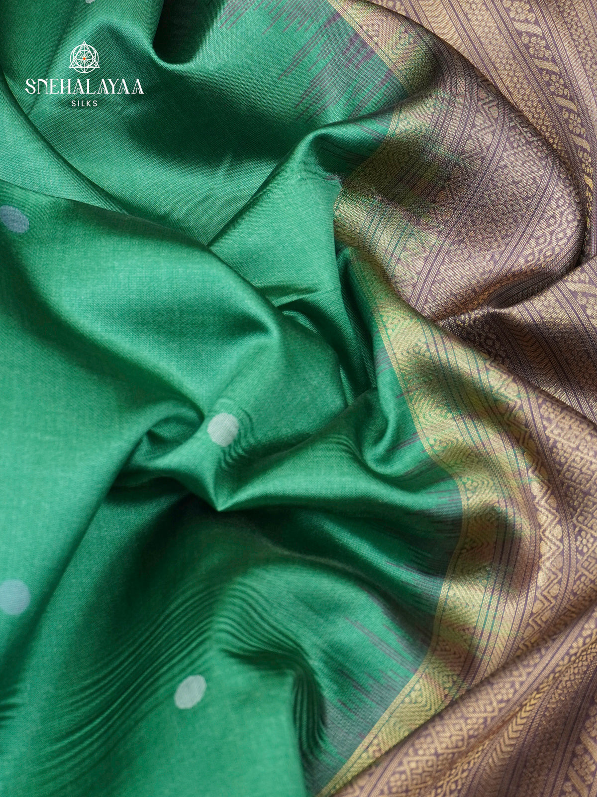 Green Jute Saree