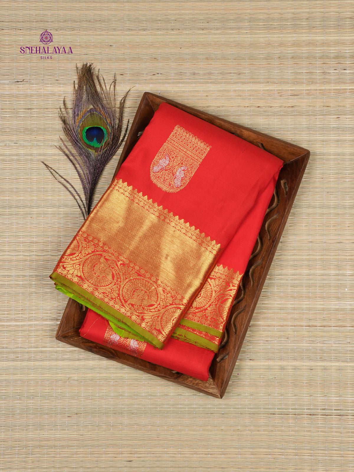 Red Kanjivaram Silk Saree