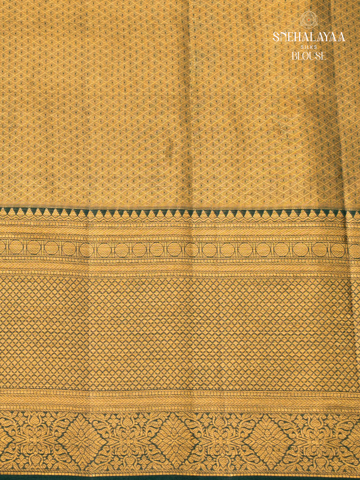 Golden Tissue Kanjivaram Silk Saree
