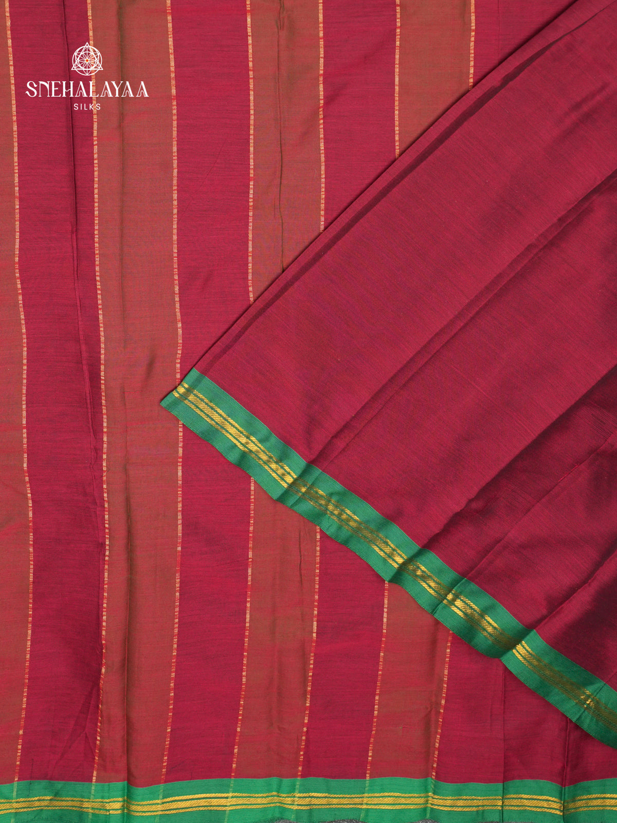 Maroon Narayanpet Cotton Saree