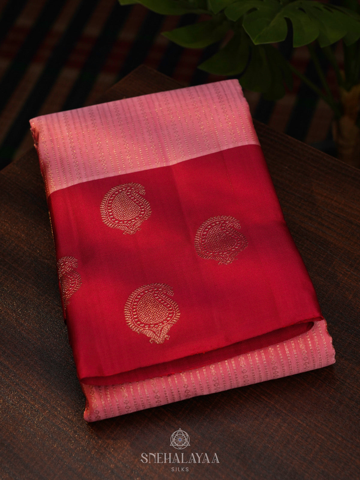 Pink Kanjivaram Silk Saree