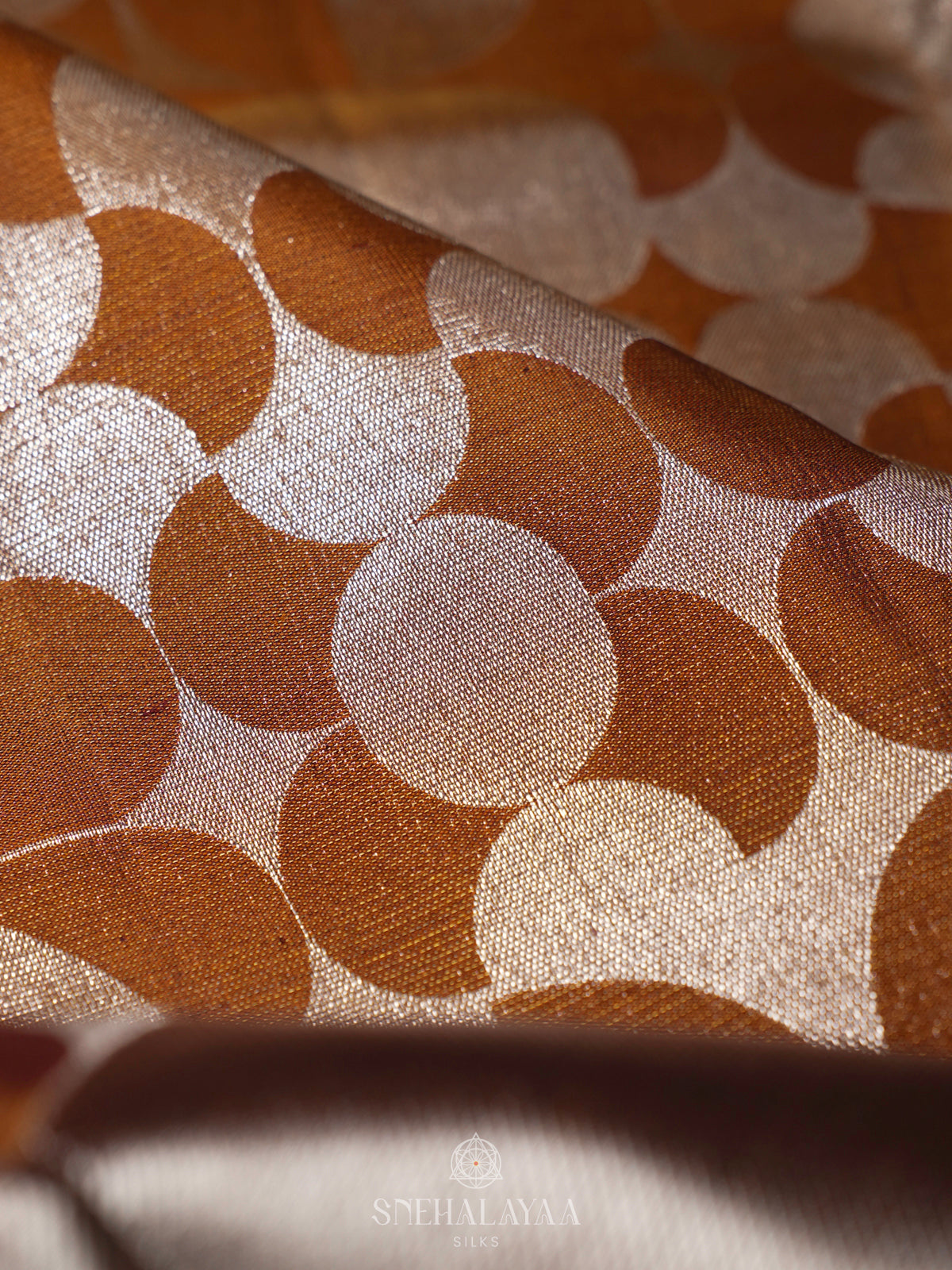 Mustard Kanjivaram Silk Saree