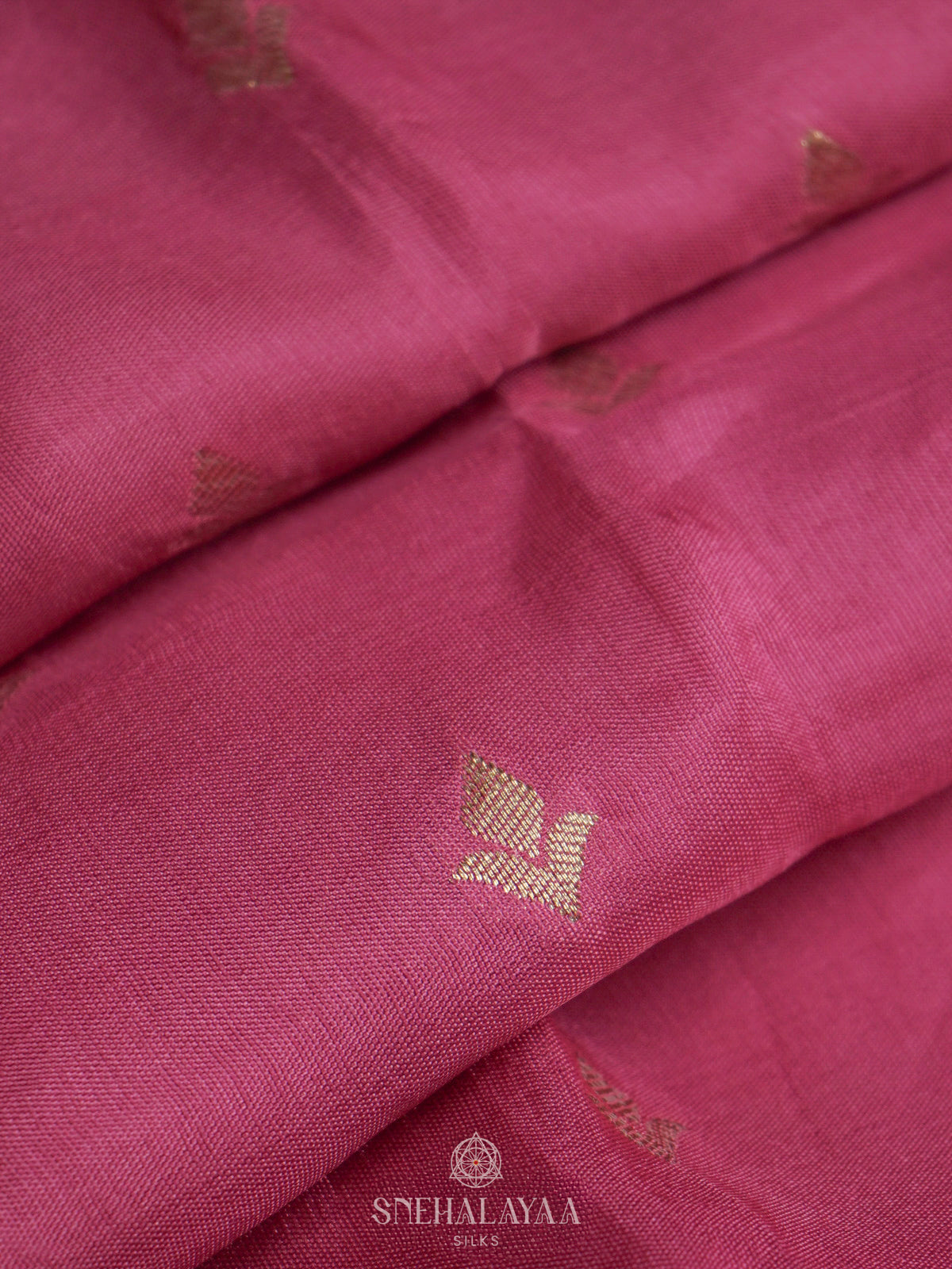 Pink Banaras Silk Saree