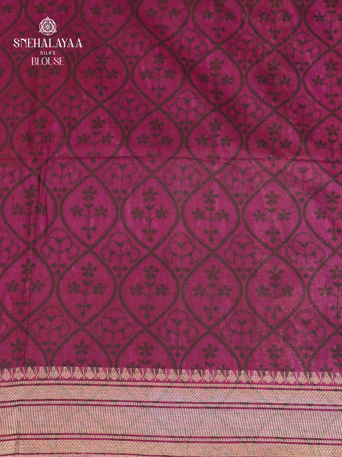 Cream Bamboo Silk Saree