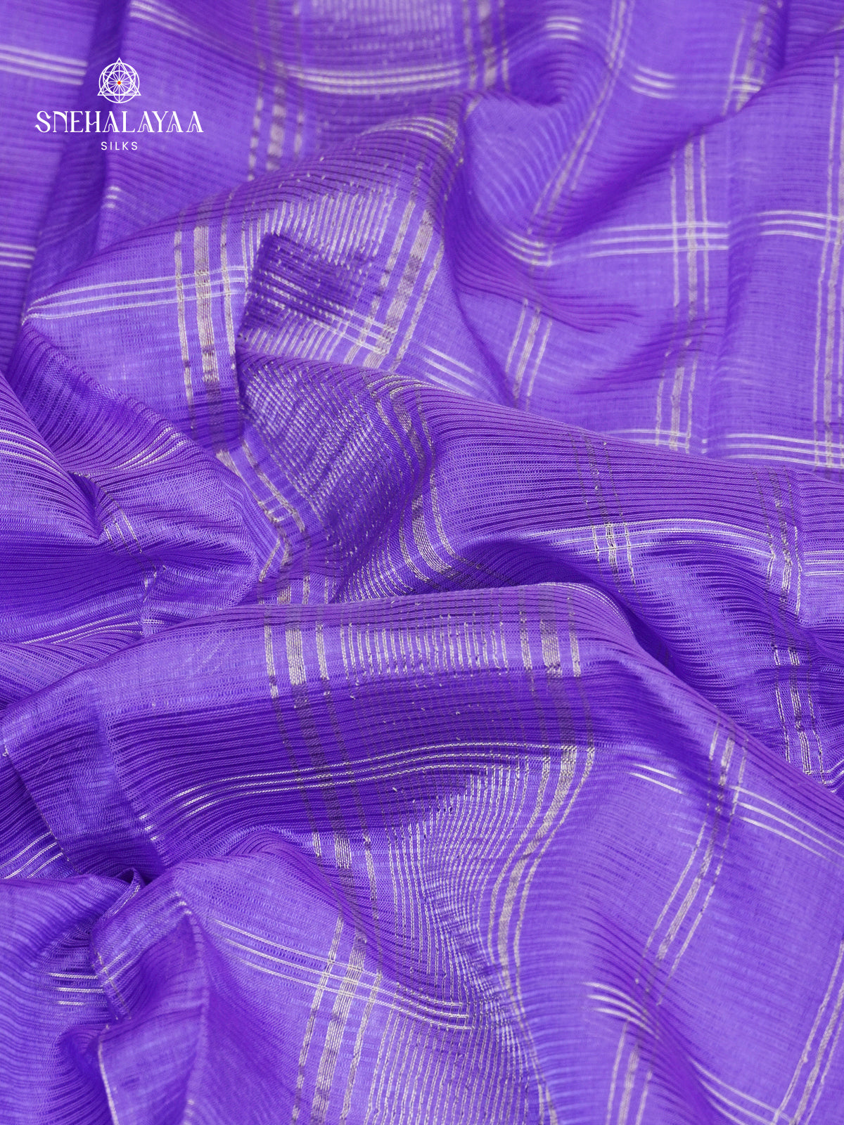Soft Purple Mangalagiri Silk Cotton Saree
